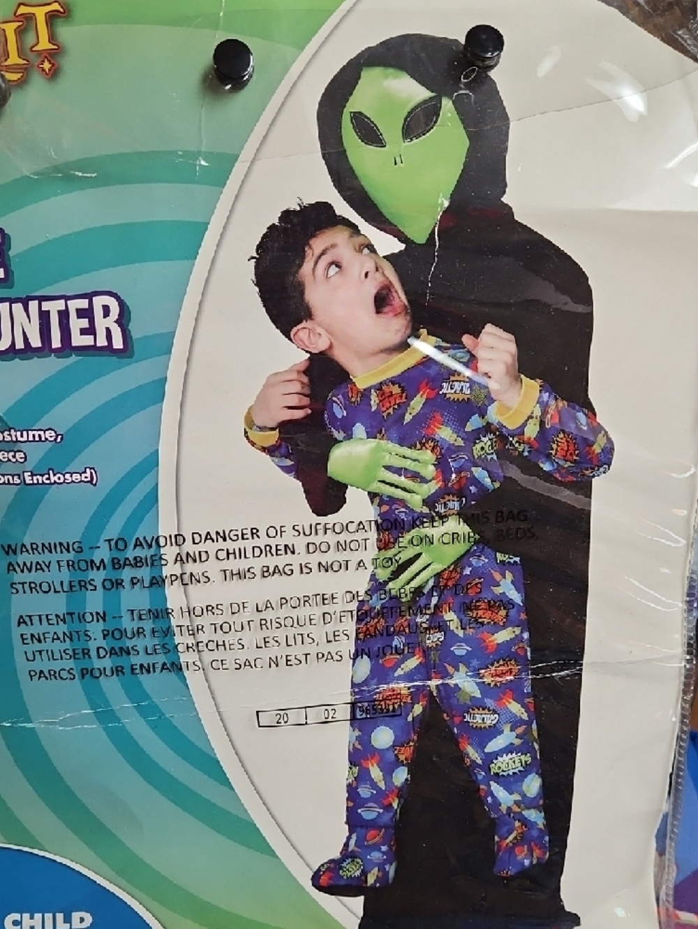 Kids Alien Costume - Multi-Color - Picture 2 of 3